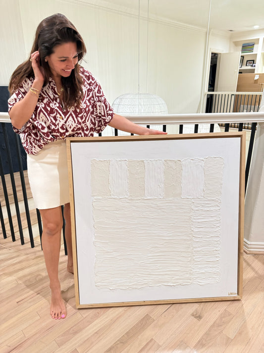 36x36 framed sale piece